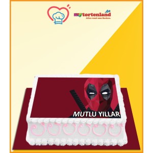 Deadpool 2 Tortenaufleger / Lebensmittel Fotodruck