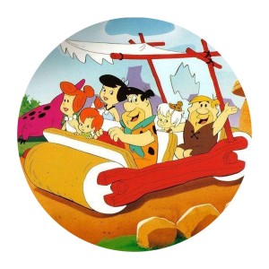 Flintstones Tortenaufleger / Lebensmittel Fotodruck