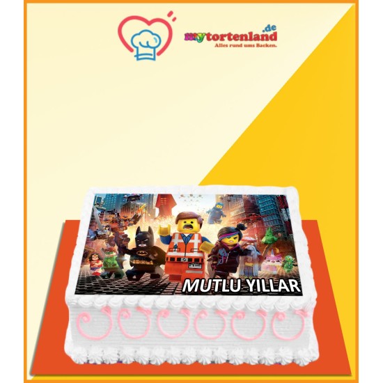Lego Movie Tortenaufleger / Lebensmittel Fotodruck - MC0004 - Mytortenland