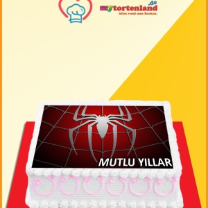 Spider Man Logo Tortenaufleger / Lebensmittel Fotodruck