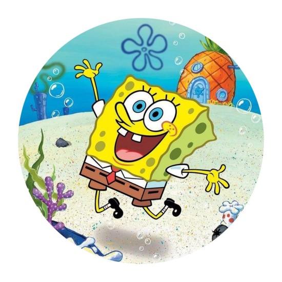 Sponge Bob Yenilebilir Resim Baskısı - MC00052 - Mytortenland