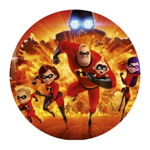 The Incredibles Tortenaufleger / Lebensmittel Fotodruck