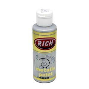 Rich Metallic Acrylfarbe Silber 130ml