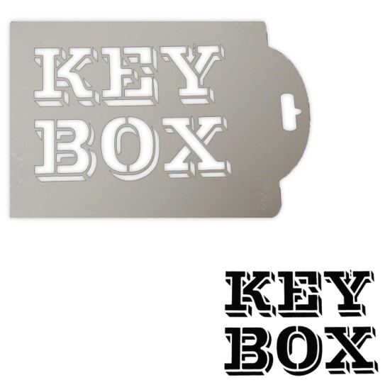 Key Box / Transfer Stencil - xs055 - Rich Hobby