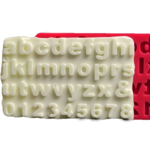 Alphabet klein  Silikon Form ca. 1 cm