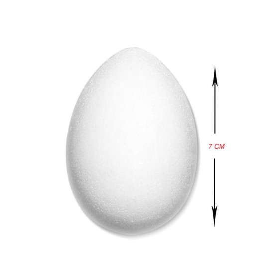 Yumurta Şeklinde Dekorasyon Amaçlı Strafor 7cm - MYR1 - Mytortenland