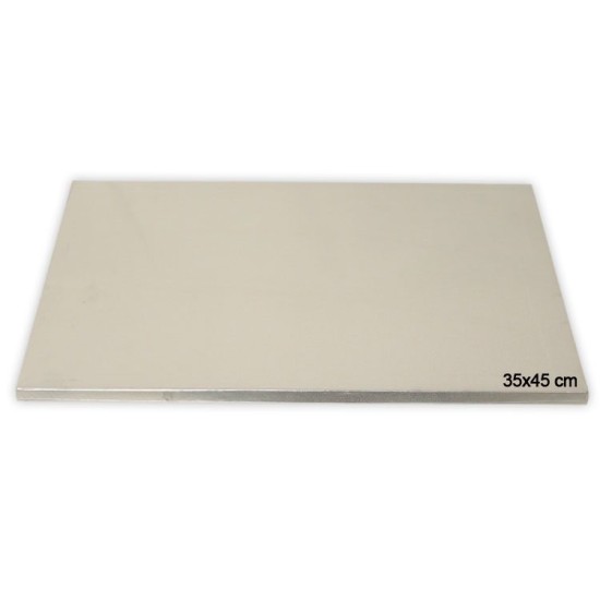 Tortenplatte / Cake Board Rechteck Silber 35x45 cm - KN3-108-1 - Mytortenland