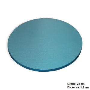 Pasta Sunum Altlığı / Cake Board Mavi 28 cm