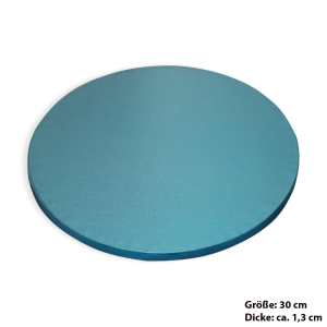 Tortenplatte / Cake Board Rund Blau 30 cm