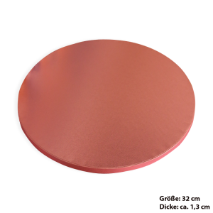 Tortenplatte / Cake Board Rund Rosa 32 cm