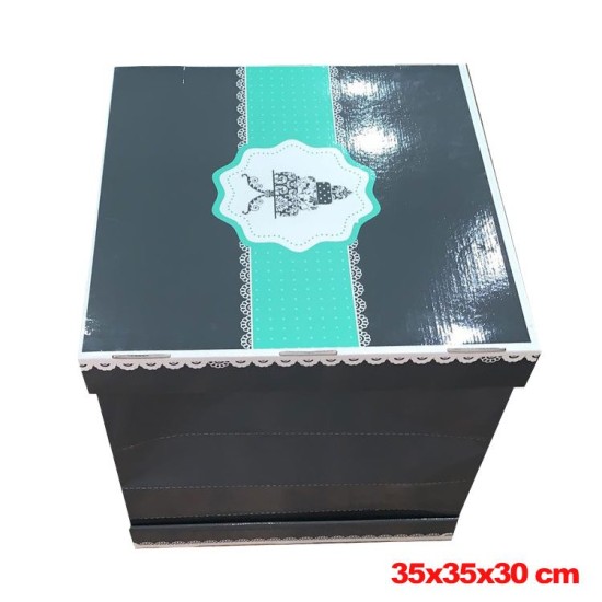 Große Tortenkarton / Tortenbox 35x35x30 cm 1 stk.