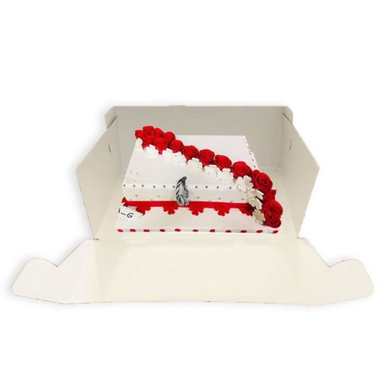 Tortenkarton / Tortenbox 21x21x12 cm 1'teilig  10 Stück