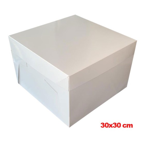 Tortenkarton / Tortenbox 30x30x20 cm 10 stk. - CK30x30-10K - Mytortenland