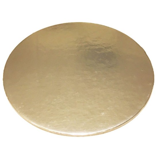 Tortenunterlage Rund 2 seitig ( Gold & Silber ) 22 cm