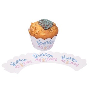 Baby Shower Thema Cupcake / Muffin  Wrapper