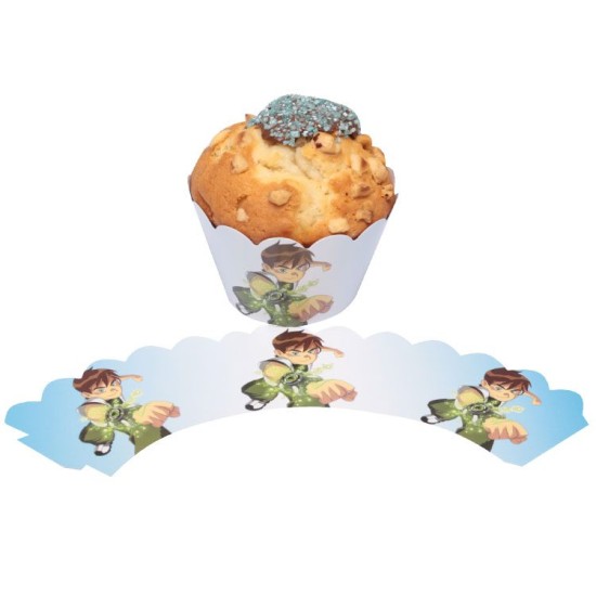 Ben 10  Thema Cupcake / Muffin  Wrapper - H0028 - Mytortenland