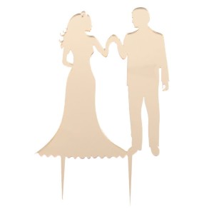 Gelin Damat Cake Topper Altın / Gümüş