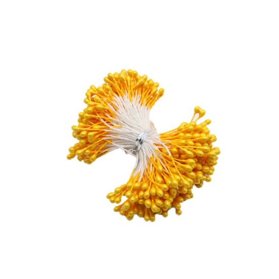 Gelb Blütenpollen - Stamen 50 stück - M15010 - Mytortenland