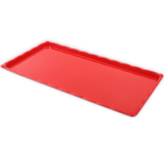Rot Kunststoff Tablett  15 x 30 cm - My031 - Mytortenland