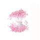 Hellrosa Blütenpollen - Stamen ca. 180 stück - KN57-63-2-8 - Mytortenland