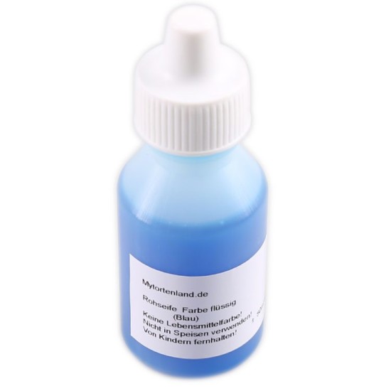 Blau Flüssigfarbe für Seife 50 ml - My08 - Mytortenland