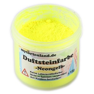 Floresan (Neon) Sarı Kokulu Taş Boyası 15 gr