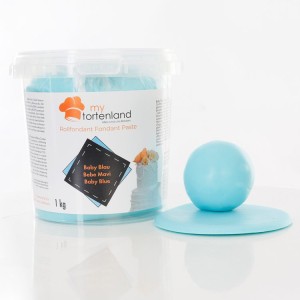 Zuckerteig / Rollfondant Baby Blau 1 kg