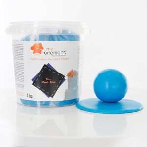 Zuckerteig / Rollfondant Blau 1 kg