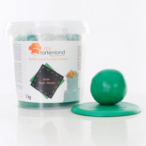 Zuckerteig / Rollfondant Grün 1 kg