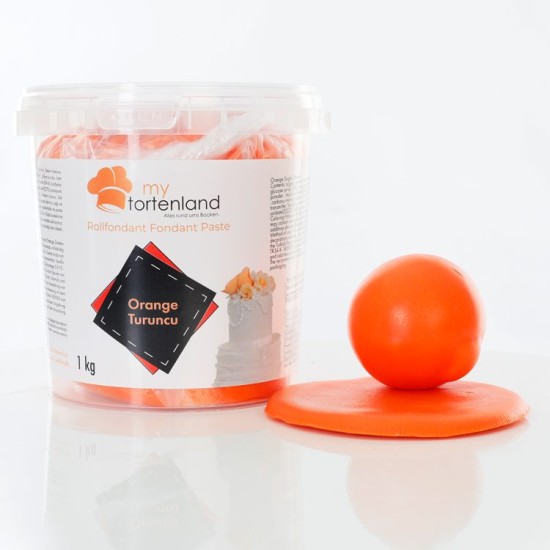 Zuckerteig / Rollfondant Orange 1 kg - MT2008 - Mytortenland