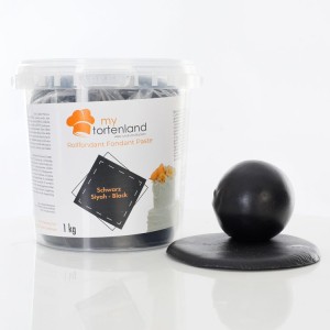 Zuckerteig / Rollfondant Schwarz 1 kg