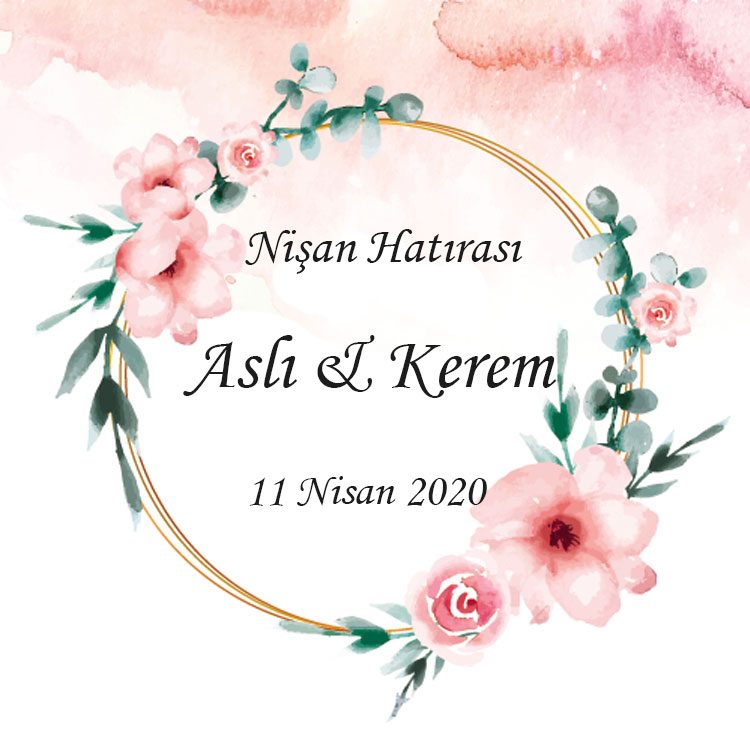 Thema Blumen Viereck ( Madlen & Box ) Selbst Sticker - Etiketten