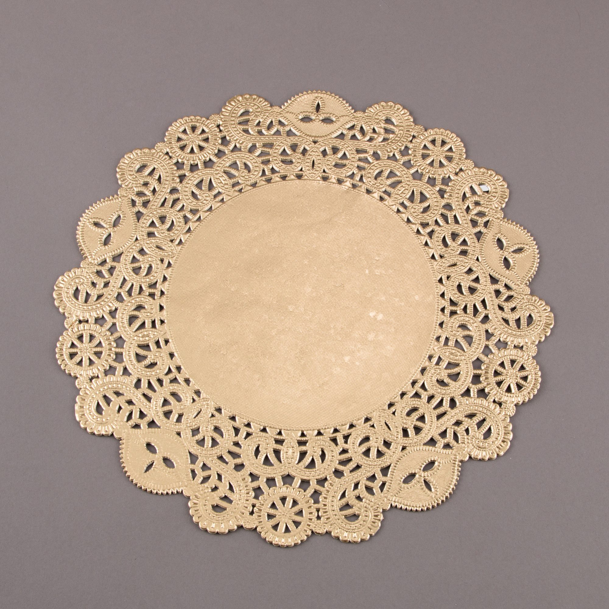 Torten Spitzenpapier Gold 32 cm
