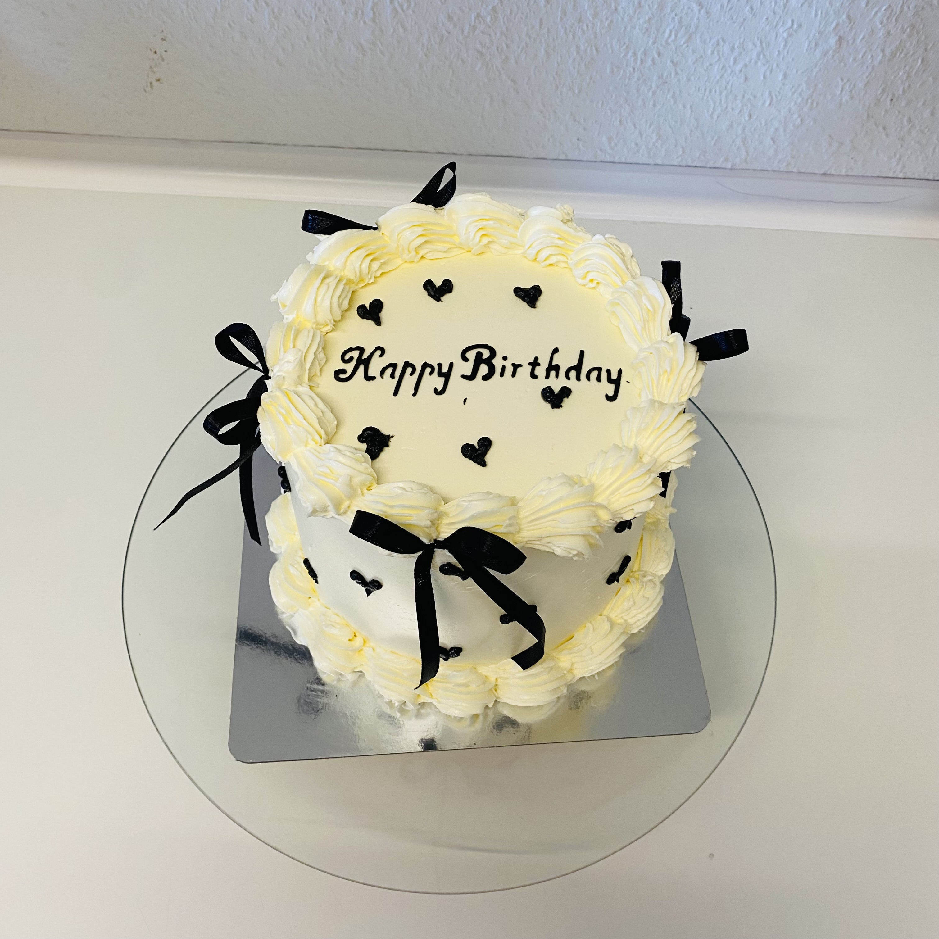 Tortenuntersetzer / Tortenunterlage Viereck 2 seitig Gold & Silber - 20x20 cm - 10 Stück