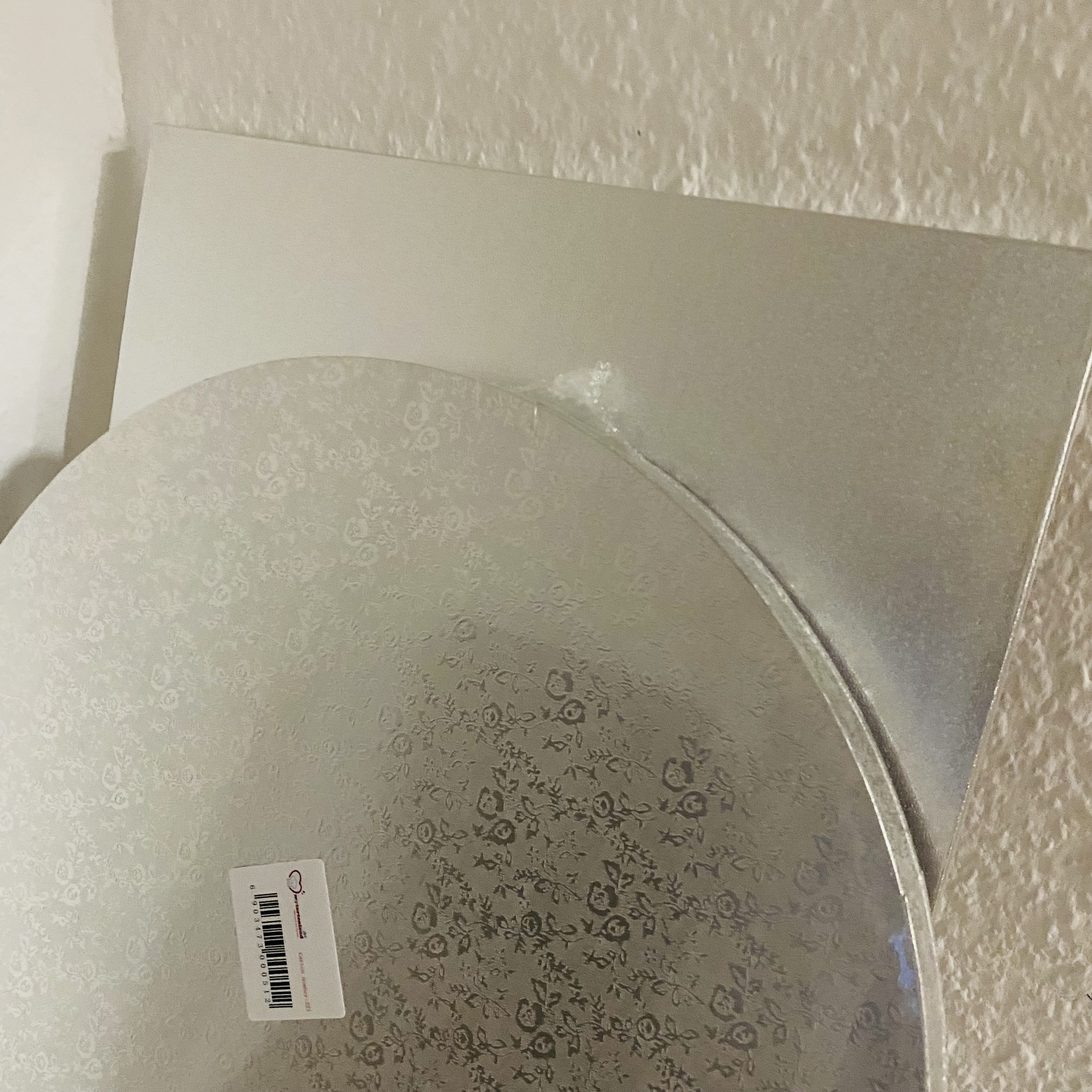 Tortenplatte / Cake Board Rechteck Silber 35x45 cm